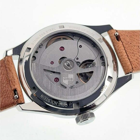 Oris Big Crown Wings of Hope Steel White Dial 40mm Automatic Mens Watch 7781 - Picture 8 of 9